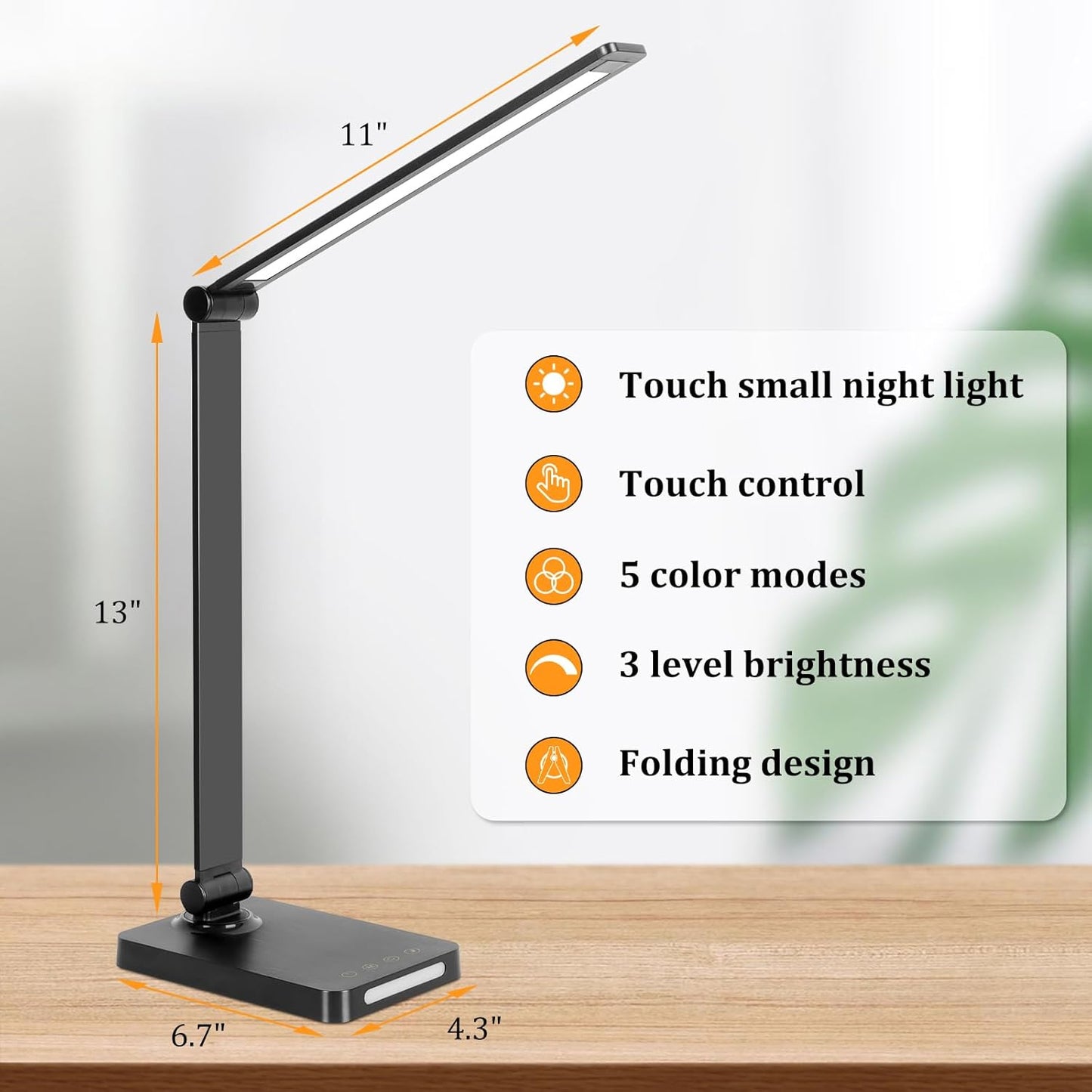 Foldable LED Desk Lamp