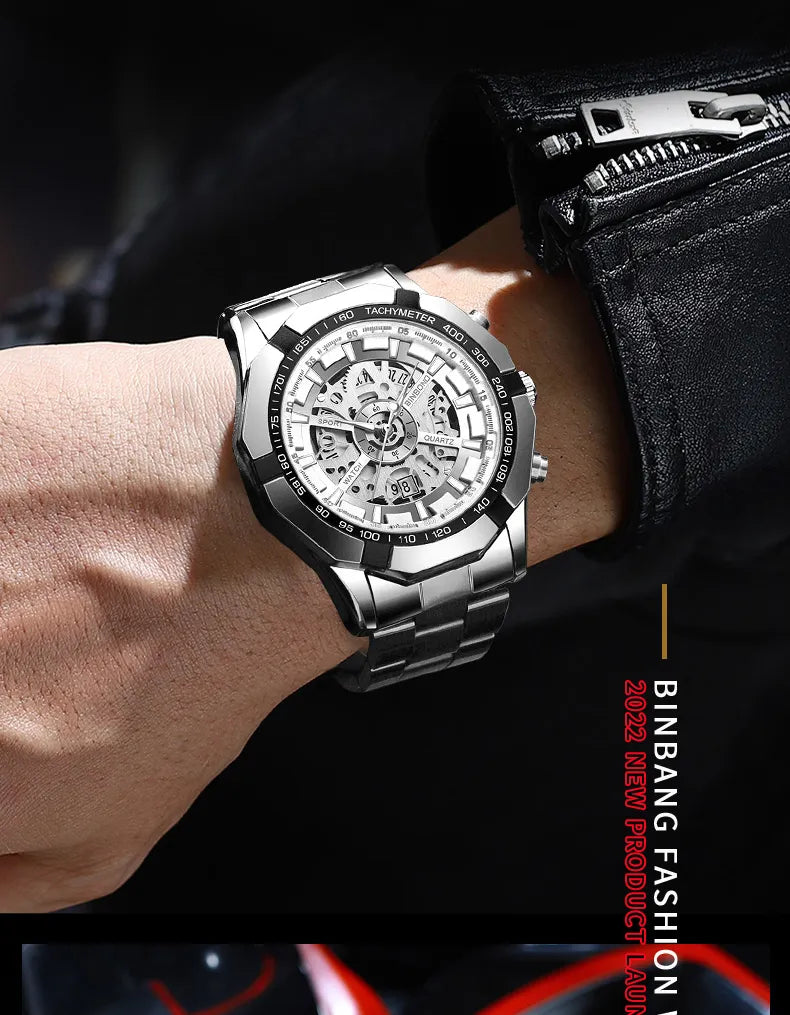 Hollow Non Mechanical Waterproof Watch