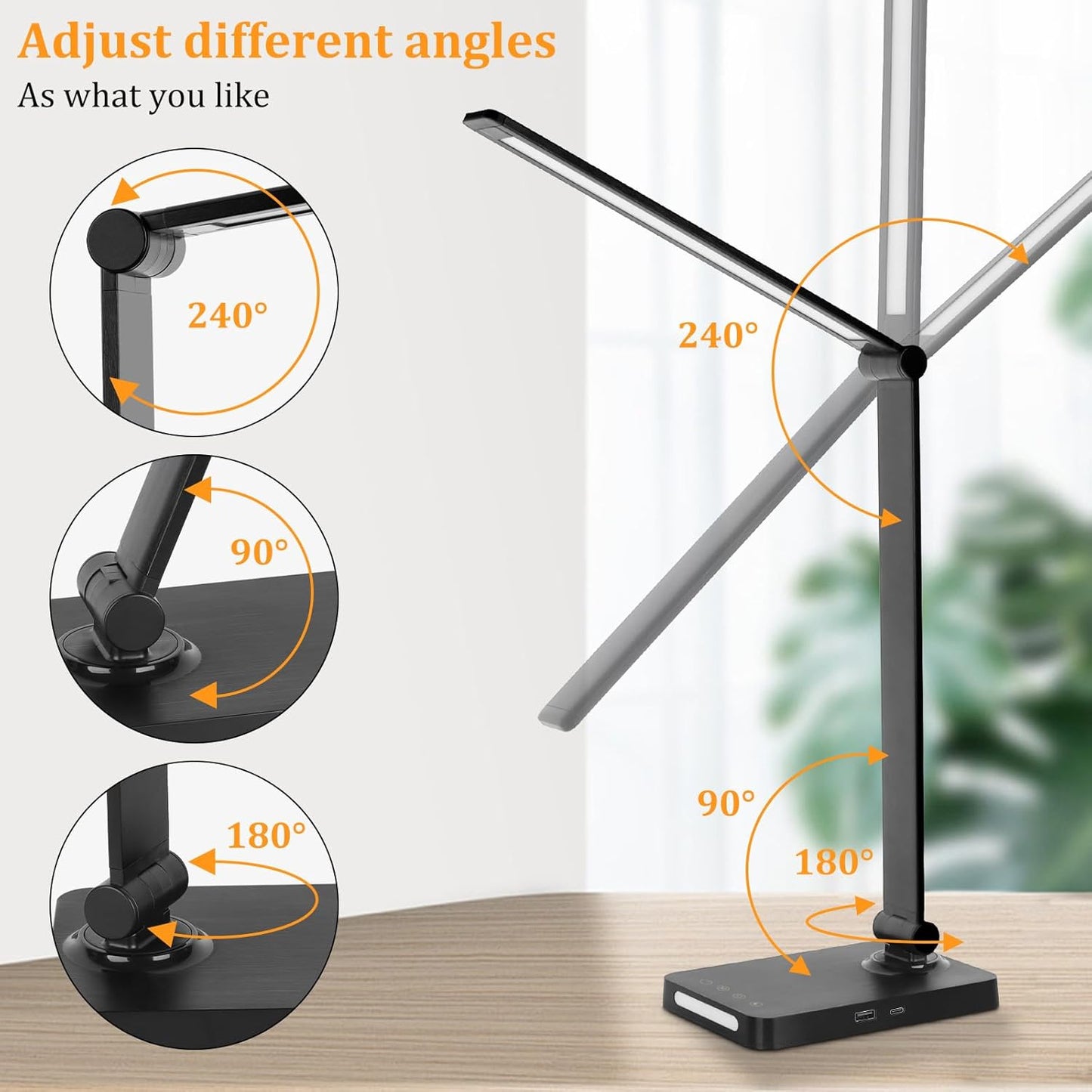 Foldable LED Desk Lamp