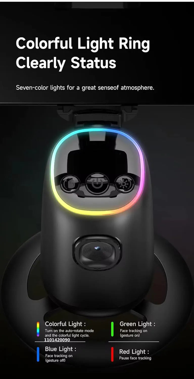 Face Tracking Phone selfie stick intelligent 360°rotation