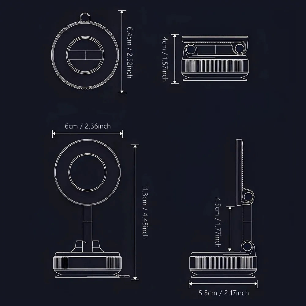 360° Rotating Magnetic Phone Holder