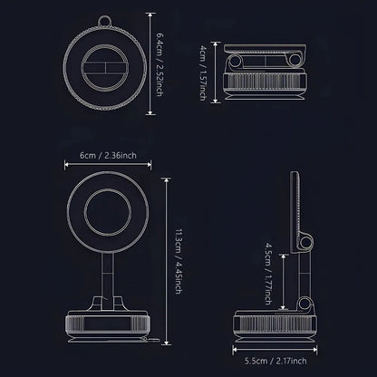 360° Rotating Magnetic Phone Holder
